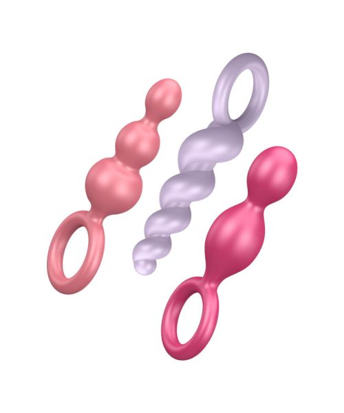 Набір анальних іграшок Satisfyer Plugs (set of 3) - Booty Call, макс. діаметр 3 см