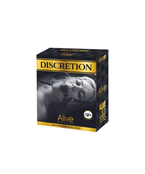 Повітропроникний кляп Alive Discretion Red