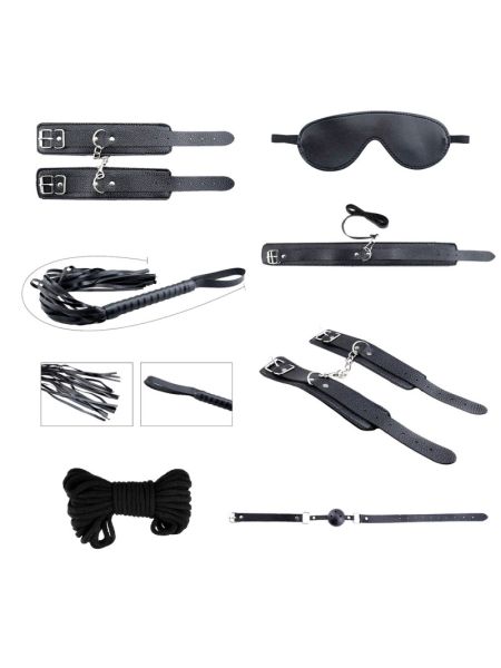 Набір аксесуарів БДСМ Alive Secret Desires Black Kit (8 pcs)