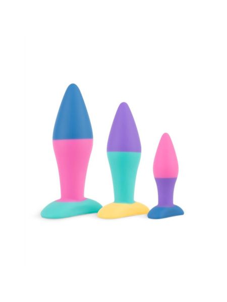 Набір анальних пробок PMV20 Koda – Butt Plug Set, діаметр 2,9 см, 3,9 см, 5 см