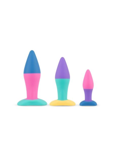 Набір анальних пробок PMV20 Koda – Butt Plug Set, діаметр 2,9 см, 3,9 см, 5 см