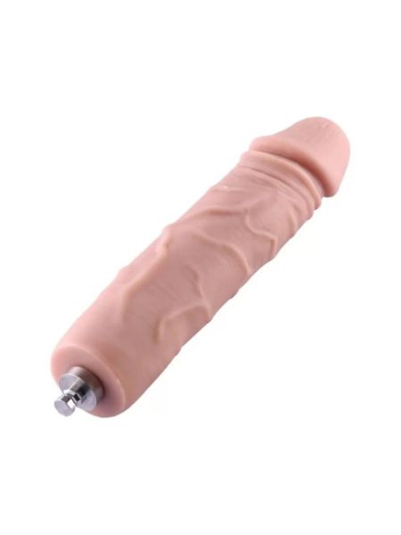 Силіконовий фалоімітатор для секс-машин Hismith 7" Silicone Dildo, система KlicLok