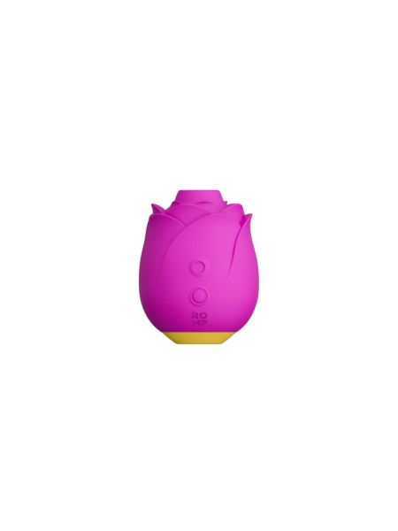 Шикарний вакуумний кліторальний стимулятор Romp Rose Pink, у вигляді троянди