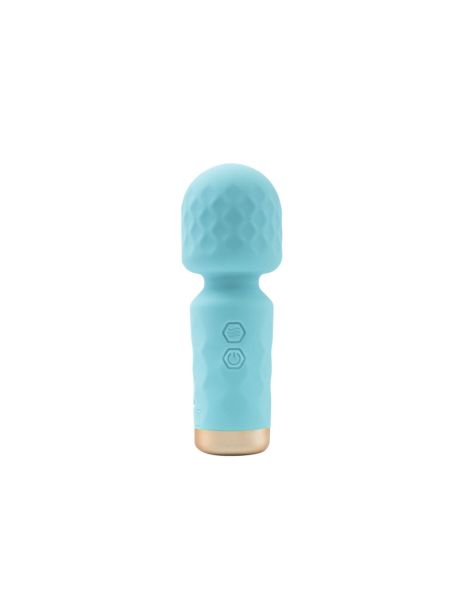Вібромасажер M’Lady Mini Vibrating Wand Teal