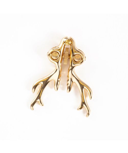Затискачі для сосків LOCKINK SEVANDA Stag Adjustable Nipple Clamps, золотисті, зі знімними підвісками