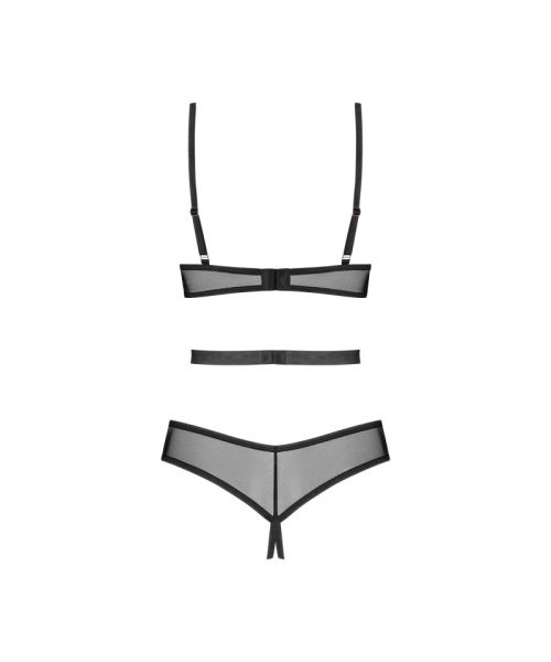 Боді Obsessive Euridia crotchless teddy XL/2XL