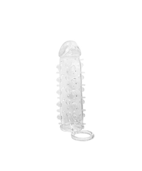 Насадка на член Dorcel Mr. Orgasm з кільцем для мошонки, ультрастимулювальний рельєф