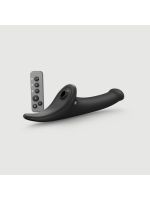 Вібронасадка для страпону з вакуумною стимуляцією Strap-On-Me Multi Orgasm Dildo M Black