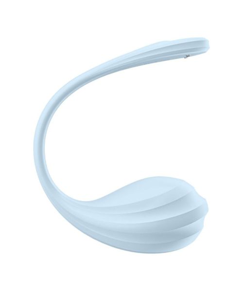 Смарт-віброяйце Satisfyer Smooth Petal Connect App Light Blue