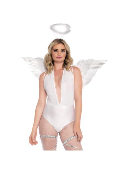 Крила ангела Leg Avenue Marabou Feather Angel Wings, справжнє пір'я