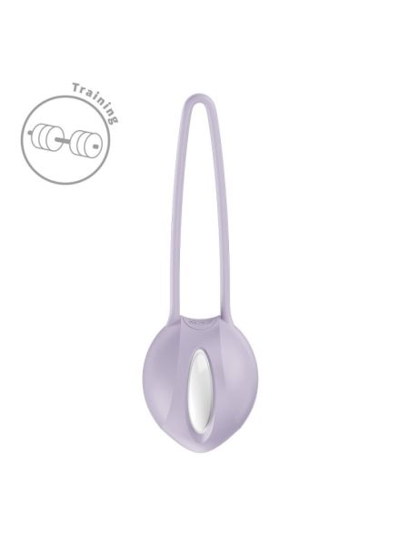 Вагінальна кулька Fun Factory SMARTBALL UNO Purple, одинарна, діаметр 3,6 см