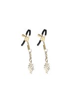 Затискачі для сосків з підвіскою Liebe Seele Rose Tree Nipple Clamps Gold