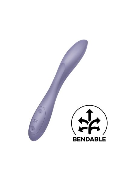 Універсальний вібратор Satisfyer G-Spot Flex 2, гнучкий стовбур із фіксацією положення
