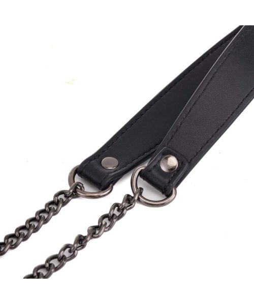 Сумка для секс-іграшок LOCKINK Mysterious Square Kink Bag, чорна, набір для бондажу в комплекті