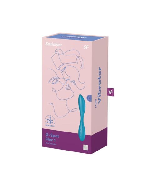 Універсальний вібратор Satisfyer G-Spot Flex 1, гнучкий стовбур із фіксацією положення