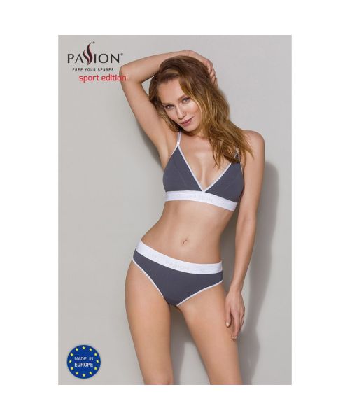 Спортивні трусики-стрінги Passion PS007 PANTIES S, dark grey