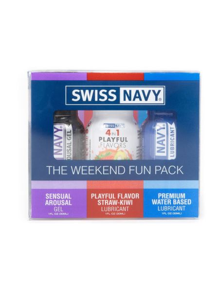 Набір Swiss Navy Weekend Fun Pack 3 х 30 мл
