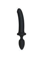 Анальний плаг з ділдо Doc Johnson Kink - Dual Density SECONDSKYN Fuck Plug - Black