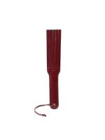 Двосторонній паддл Liebe Seele Wine Red Spanking Paddle, натуральна шкіра