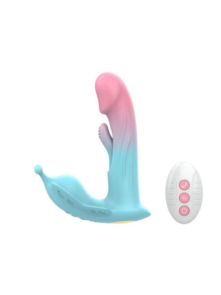 Вібратор Loviss Becky Trigger Panty Vibrator, носимий, вібрація + манливий рух, пульт ДК