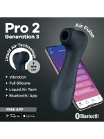 Вакуумний кліторальний стимулятор Satisfyer Pro 2 Generation 3 with Liquid Air Connect App Dark Grey