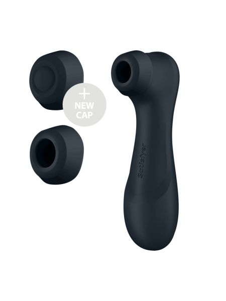Вакуумний кліторальний стимулятор Satisfyer Pro 2 Generation 3 with Liquid Air Connect App Dark Grey