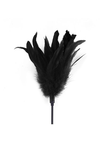 Лоскітка з пером півня Art of Sex – Feather Paddle, чорна