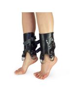 Поножі-манжети для підвісу за ноги Art of Sex – Leg Cuffs For Suspension, чорні, натуральна шкіра