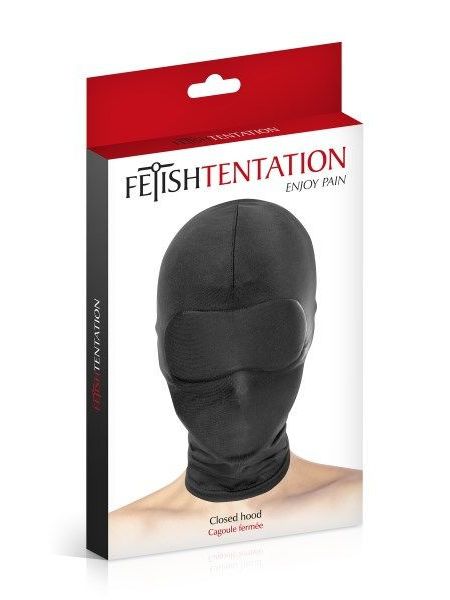 Капюшон для БДСМ Fetish Tentation Closed Hood
