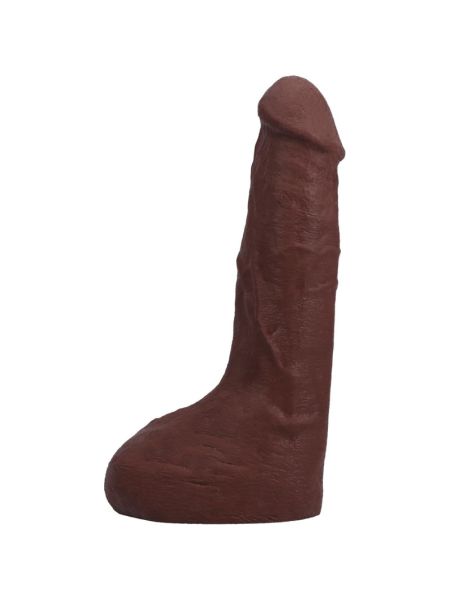 Фалоімітатор, що кінчає Doc Johnson The Realistic Cock ULTRASKYN - Squirting 9,5 Inch Chocolate