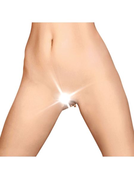 Затискач для клітора Art of Sex - Clit Clamp Butterfly, золото