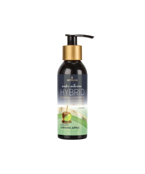 Змазка водно-силіконова Sensuva Hybrid Caramel Apple (125мл) без цукру, можна для оральних пестощів