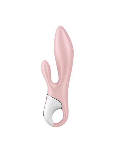 Вібратор-кролик надувний Satisfyer Air Pump Bunny 3, 12 режимів, подвійний відросток
