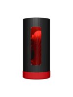 Смарт-мастурбатор LELO F1S V3 XL Red, збільшений, 2 мотори, 8 режимів, стимуляція звуковими хвилями