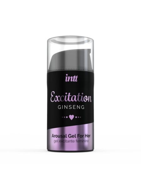 Збуджувальний гель Intt Excitation (15 мл) з екстрактом женьшеню, з ефектом вібрації