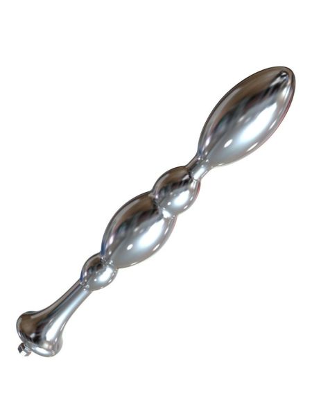 Металевий анальний плаг для секс-машин Hismith Bullet Anal Toy, система KlicLok