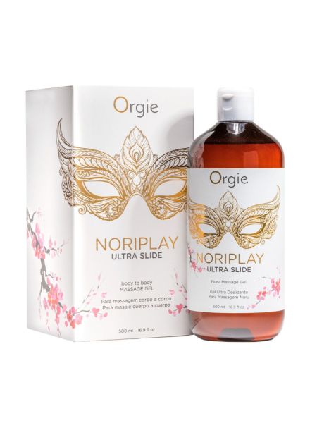 Гель для NURU-масажу Orgie – Noriplay Ultra Slide (500 мл), екстракт морських водоростей, простирадло