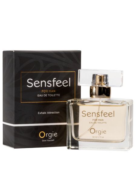 Чоловічі парфуми з феромонами Orgie – Sensfeel for Man (50 мл), цитрусово-деревний аромат