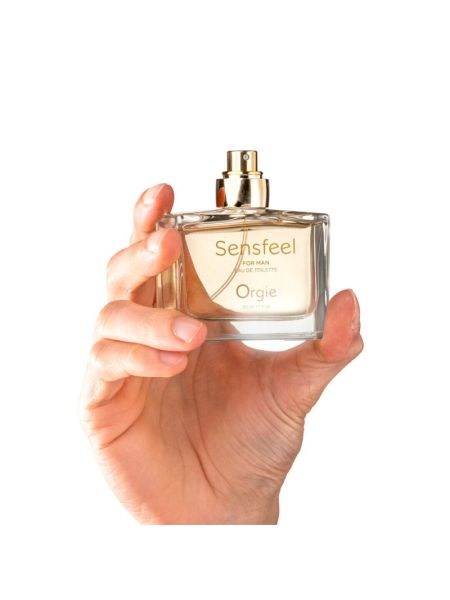 Чоловічі парфуми з феромонами Orgie – Sensfeel for Man (50 мл), цитрусово-деревний аромат