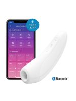 Вакуумний кліторальний стимулятор Satisfyer Curvy 1+ White з керуванням через інтернет