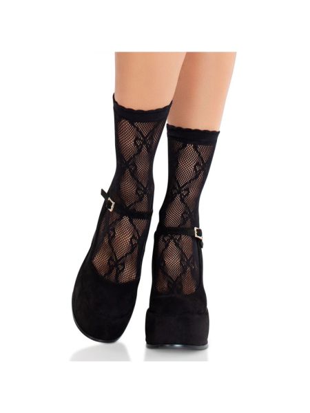 Шкарпетки Leg Avenue Bow Net Anklets