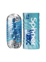Мастурбатор Tenga Spinner DX 01 Drops, з пружною стимулювальною спіраллю всередині, ніжний вплив