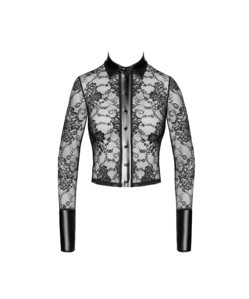 Блуза Noir Handmade F377 Noirelle Lace Button-up Shirt XS