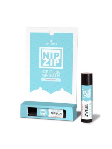 Стимулювальний бальзам для сосків Sensuva – Nip Zip Strawberry Mint (4 г) охолоджувальний