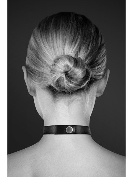 Чокер з двома кільцями Bijoux Pour Toi - TWO RINGS, екошкіра
