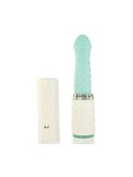 Розкішний вібратор-пульсатор Pillow Talk з присоскою - Feisty Thrusting Vibrator Teal