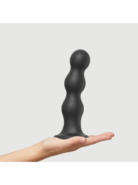 Насадка для страпона Strap-On-Me Dildo Plug Balls Black XXL