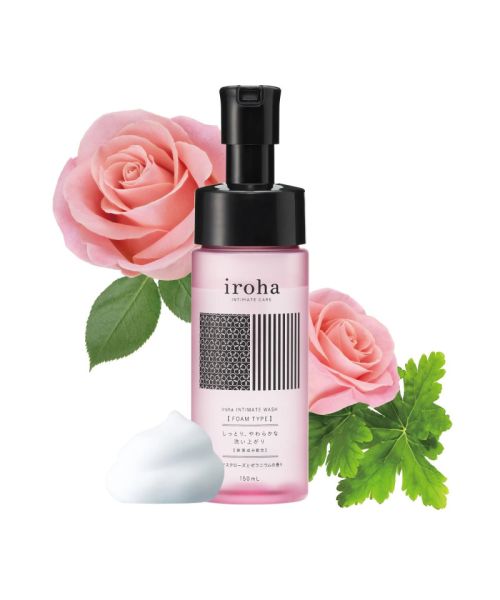 Піна для інтимного догляду Iroha Intimate Wash Foam Type Damask Rose and Geranium 150 мл