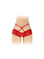 Трусики з відкритим доступом Fashion Secret Celia Red, лямки на талії