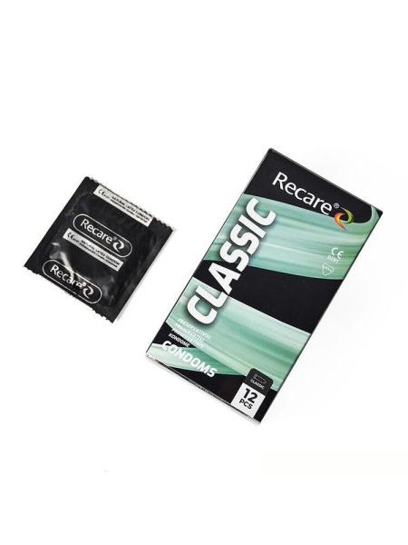 Презервативи Holographic Recare Classic Condoms 12 шт, класичні
